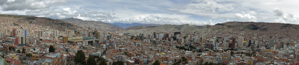 View of La Paz, Bolivia