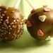 Cake pops with milk chocolate covering