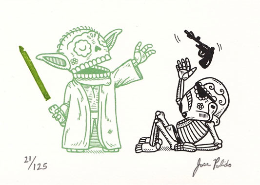Star Wars Mexican Traditional Art - Yoda