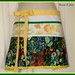 Yellow n green flower waist apron