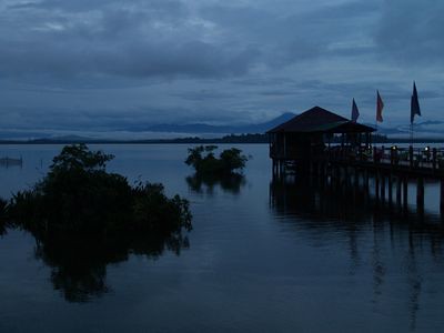 Bukit Merah jetty at dusk