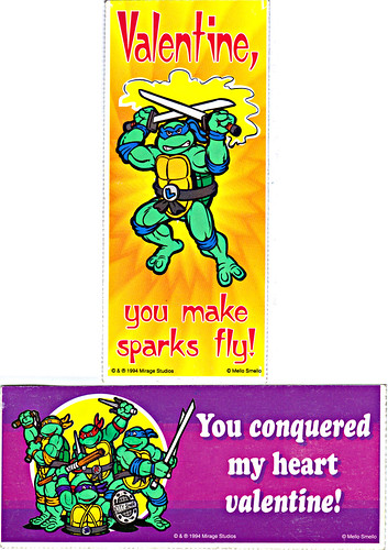MELLO SMELLO:: "Teenage Mutant Ninja Turtles" - Random Valentines iv (( 1994 ))