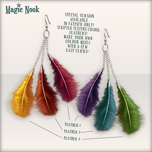 [MAGIC NOOK] Bird Of Paradise Earrings - Close Up SPECIAL (available in fatpack only)