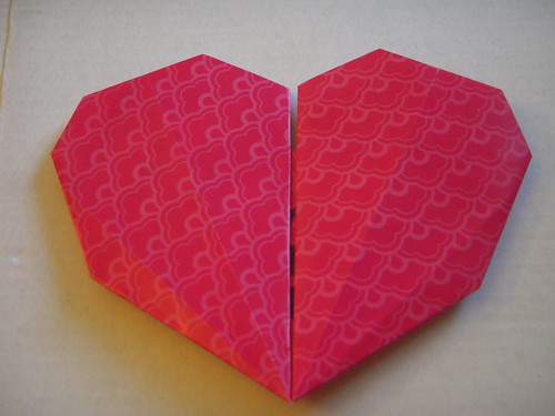 Origami #32: Secret Message Heart