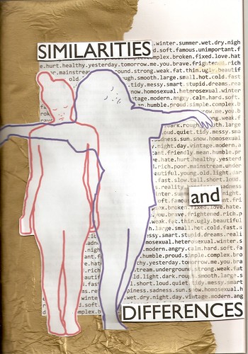 similarities and differences art gcse. art gcse prep book front page