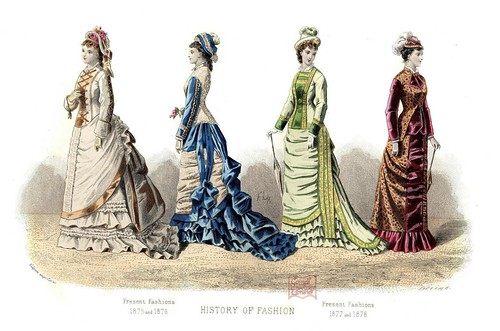 French Fashion Plate - 1875-