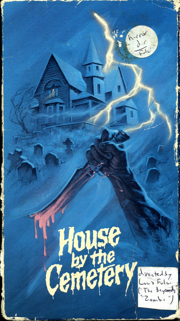 House By The Cemetary (VHS Box Art)