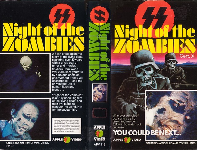Night of the Zombies (VHS Box Art)