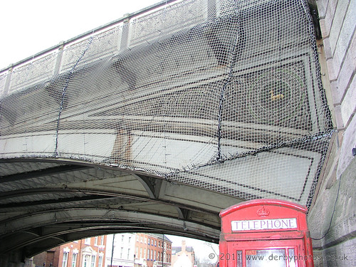 Friar Gate Bridge netting Feb 2011