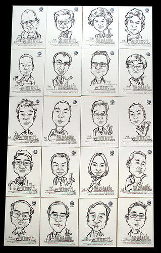 caricatures for Pico Art and Volkswagen - 1