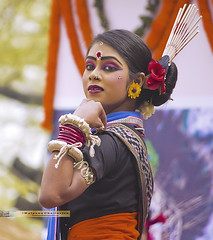 POrtrait of a Sambalpuri dancer