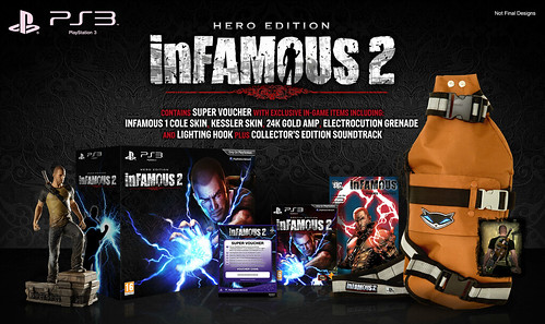 inFAMOUS 2: Packfront Unveil, Special Edition & Hero Edition!