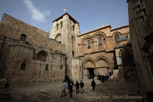 Courtyard - Church of the Holy Sepulchre, Jerusalem [C_029130]