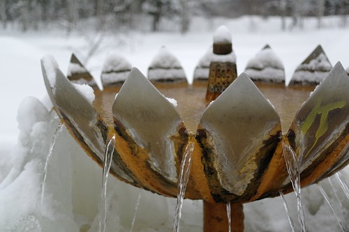 Winter fountain ©  Mikhail Kryshen