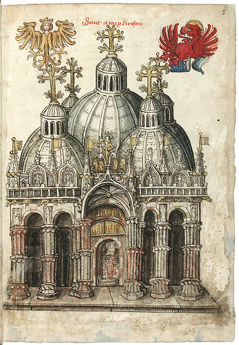 006-San Marcos de Venecia-Konrad von Grünenberg- Beschreibung der Reise von Konstanz nach Jerusalem 1487- © 2010 Badische Landesbibliothek