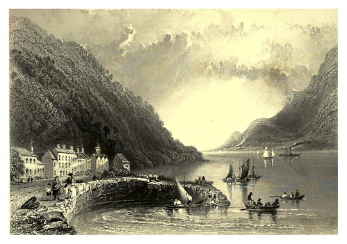 002-Muelle de Rostrevor-The scenery and antiquities of Ireland -Vol I-1842-W. H. Bartlett