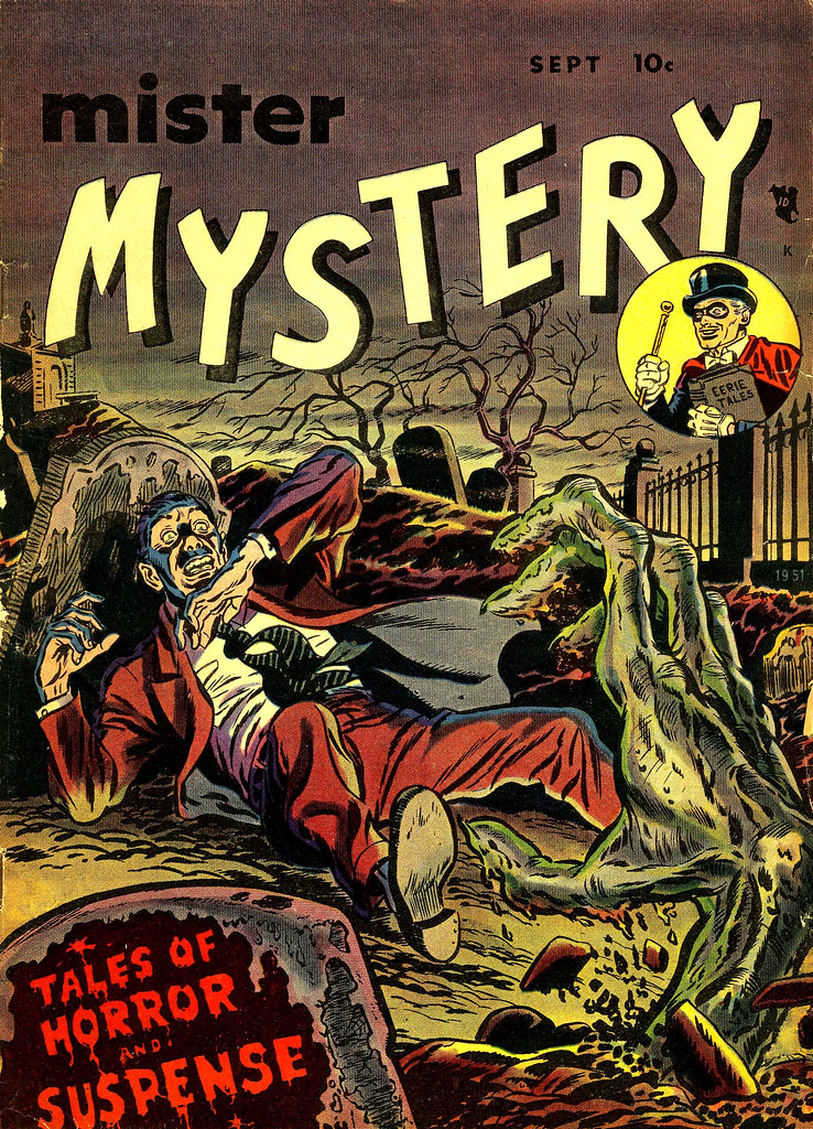 Mister Mystery #1 Ross Andru Cover (Magazines, Inc. 1951) 