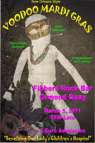 Voodoo Mardi Gras for Charity Poster