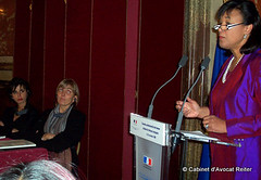 Ministere de la Justice 24 novembre 2008 Avocat Reiter Baronne Patricia SCOTLAND Rachida Dati Valerie Letard Femmes victimes de violences conjugales 3
