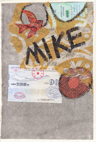 Mike's Moleskine collage collab