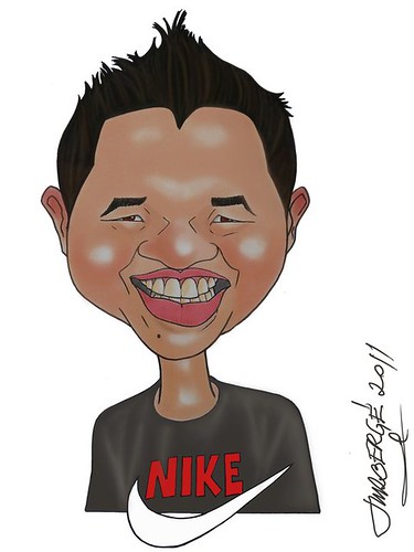 My caricature by José Manuel Rodriguez Berge