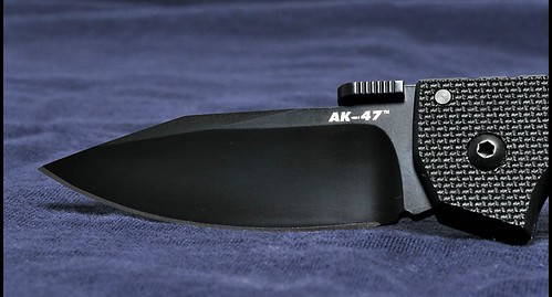 Cold Steel AK-47 Folding Knife 3-1/2" Blade, G10 Handles