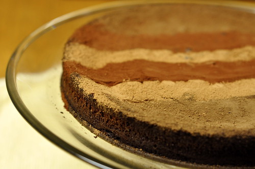 Michel Rostang's Double Chocolate Mousse Cake