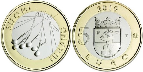 5 Euro Fínsko 2010, provincia Satakunta