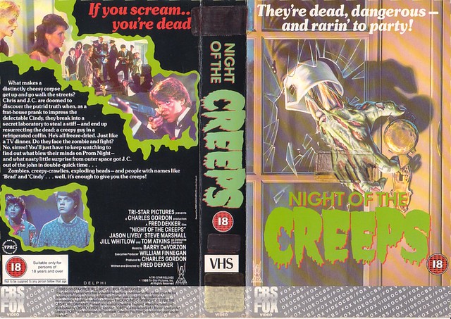 Night of the Creeps (VHS Box Art)