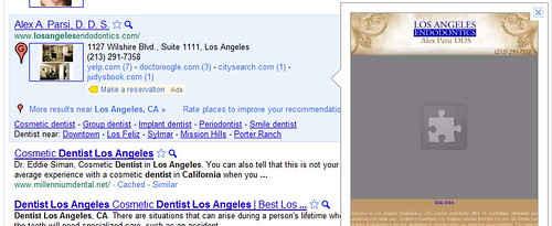 Los Angeles Dentist Website Instant Preview