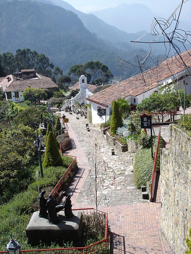 Monserrate path, Bogota