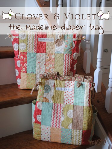 the Madeline diaper bag {pdf sewing pattern}