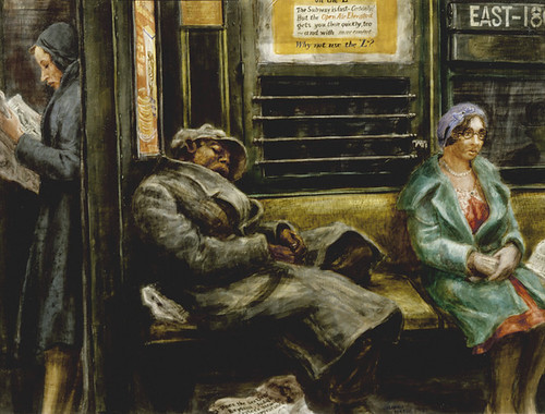 Reginald Marsh, Why Not Use the “L”?, 1930