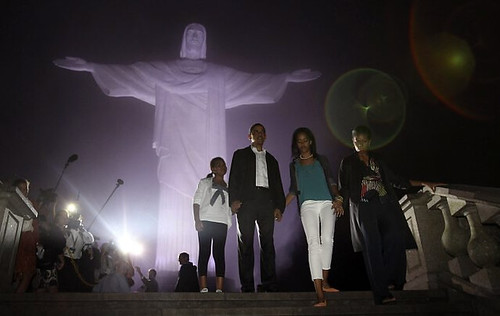 Obama Family in Rio de Janeiro