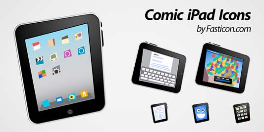 Comic iPad Icons