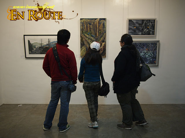 Lakbay Norte 2 Participants viewing the Art Pieces at BenCab Museum