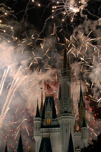 Fireworks over Cinderella's Castle 2