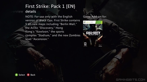 Call Of Duty Black Ops Map Pack 1 First Strike. Call of Duty Black Ops: First