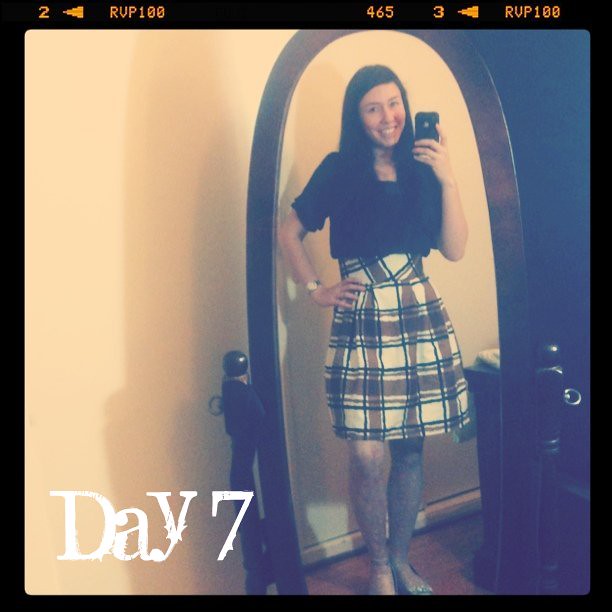 February Tights Challenge:Day 7: I finished my skirt!!!