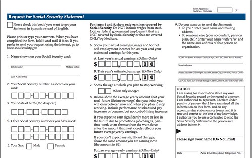 How can you check your Social Security statement online?