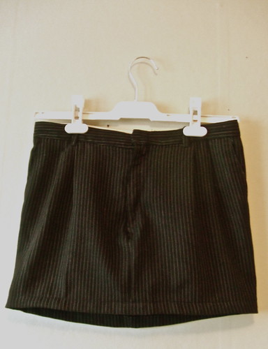 After: Pin striped skirt