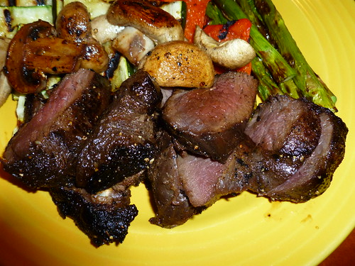 Close-up of kangaroo steak