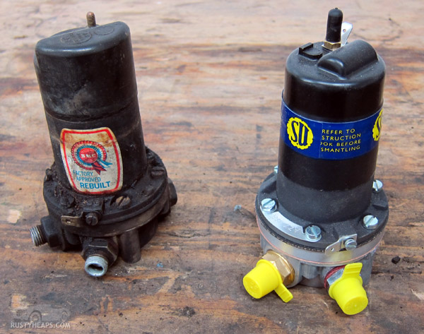 Old and New SU Fuel Pumps