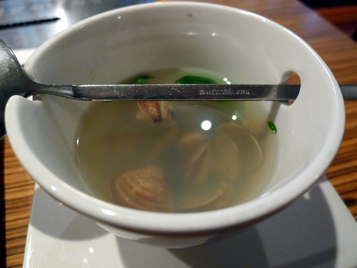 「原燒」－ 大蒜蛤蠣湯