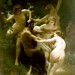 Nymphs and Satyr by Bourguereau