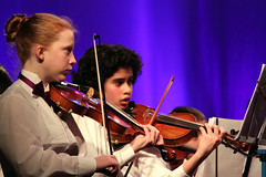 Wintergrass Youth Orchestra live in concert at 2011 Wintergrass Festival | Â© Bellevue.com