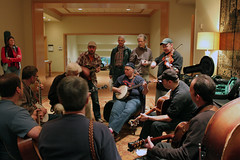 Fans and musicians live jamming at 2011 Wintergrass Festival | Â© Bellevue.com