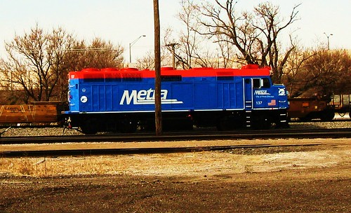 Metra commuter locomotive. Schiller Park Illinois USA. Monday, March 14th, 2011. by Eddie from Chicago