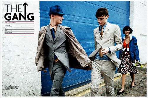 Danny Arter, Jacob Young, Sid Charity by Paolo Zerbini GQ Italia March 2011