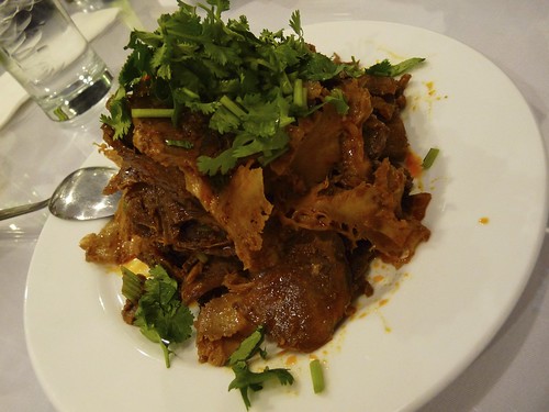 Ox Tongue & Tripe w/ Spicy Peppery Sauce, Yi Lan Halal Restaurant, Main St, Flushing, Queens